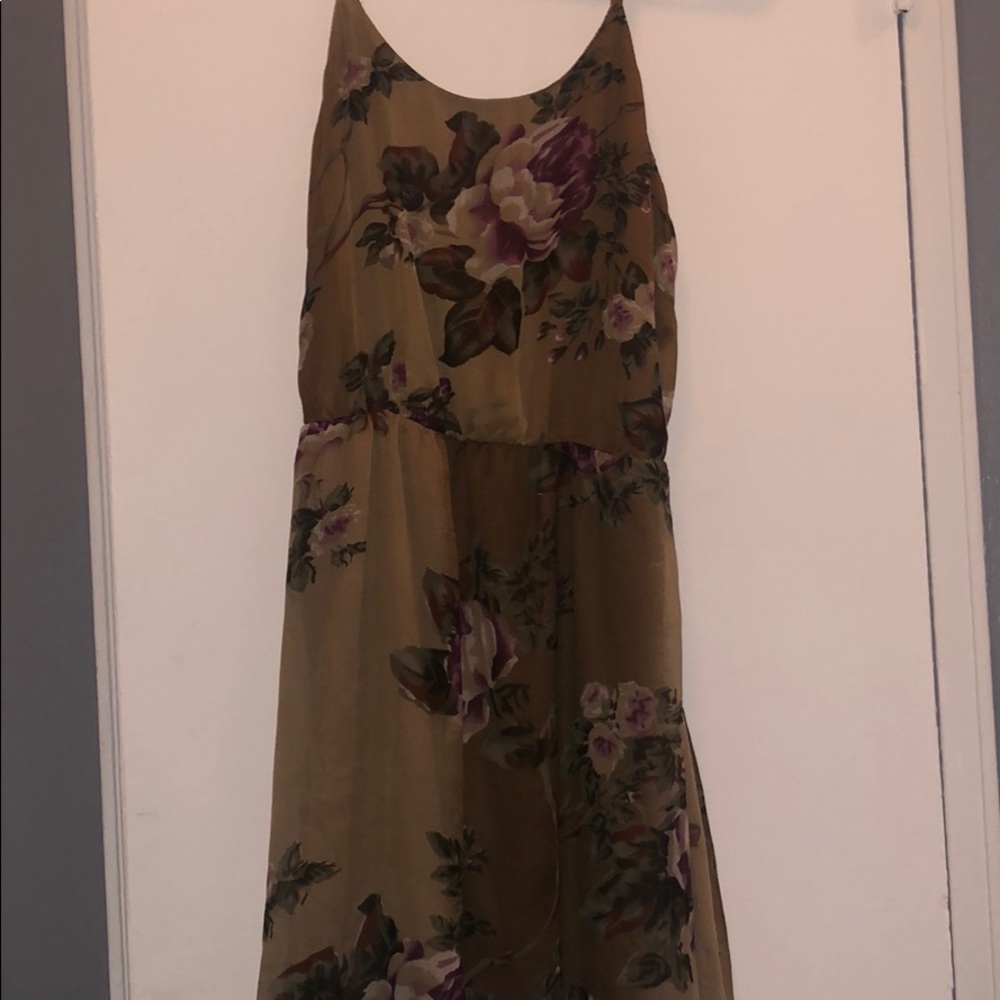 Thin strap floral dress